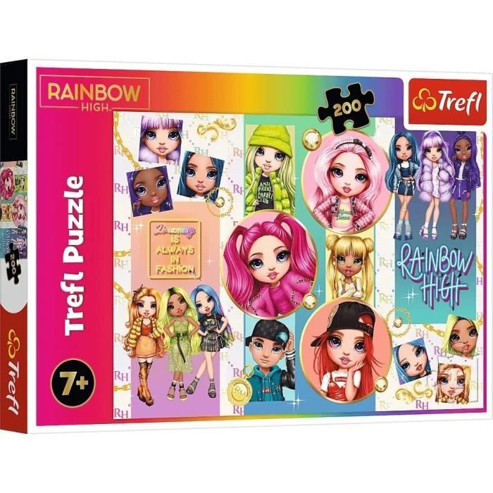 Puzzle - TREFL - 13289 - 200 pièces - Multicolore - Dessins animés - 6 ans et plus