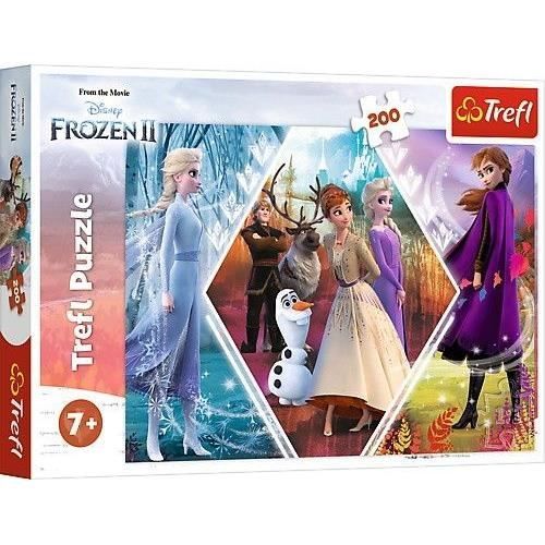 Puzzle - Trefl - Schwestern in Die Eiskönigin, Disney Frozen 2 200 Teile