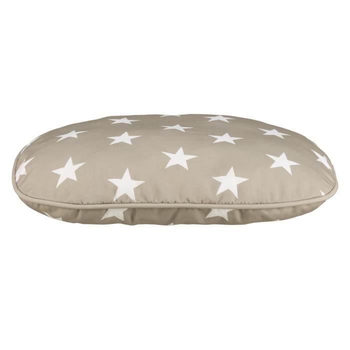 TRIXIE Coussin Stars - 60x40cm - Taupe - Pour chien