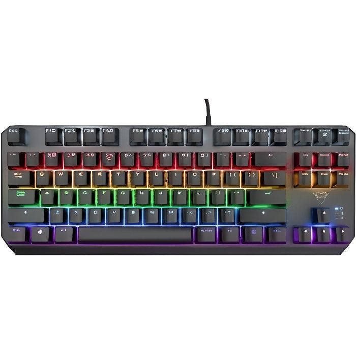 Trust Gaming GXT 834 Callaz Clavier Mécanique TKL, Layout AZERTY, Commutateurs Outemu Mécaniques