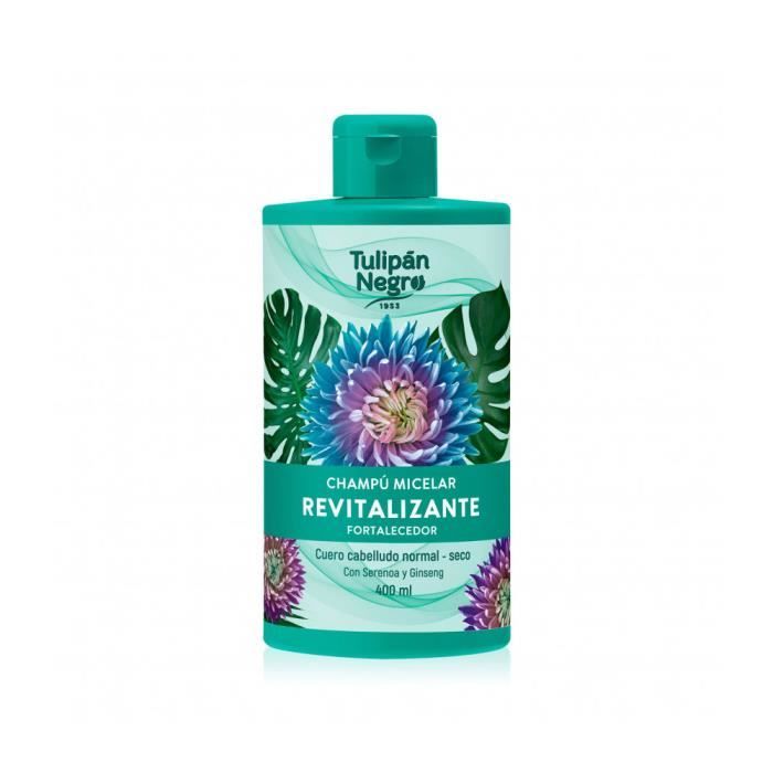 Shampoing Micellaire Revitalisant - Tulipan Negro - 400 ml - Serenoa et Ginseng - Créatine