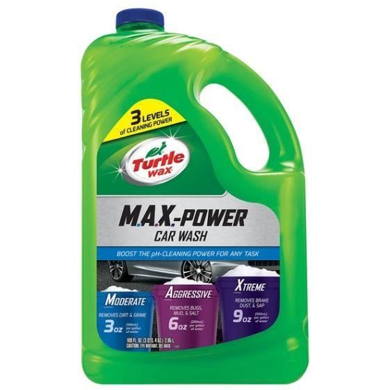 Turtle Wax shampooing pour voiture Max-Power 1,42 litre vert