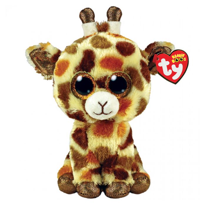 Jouet en peluche - TY - TY36394 - Stilts la girafe - Multicolore - 8x8x15cm - Enfant