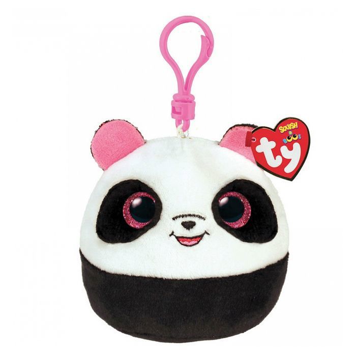 Ty - Porte-clés Peluche Squish Clip Bamboo
