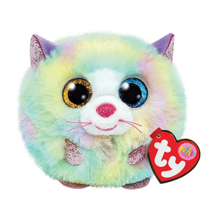 Animaux en peluche - TY - Heather le chat - Mixte - Jaune - Intérieur