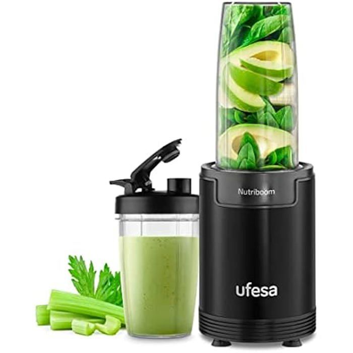 Extracteur de Nutriments - UFESA - BS2500 - Mixeur Blender Portable - 900W - 0.8L - Accessoires Inclus