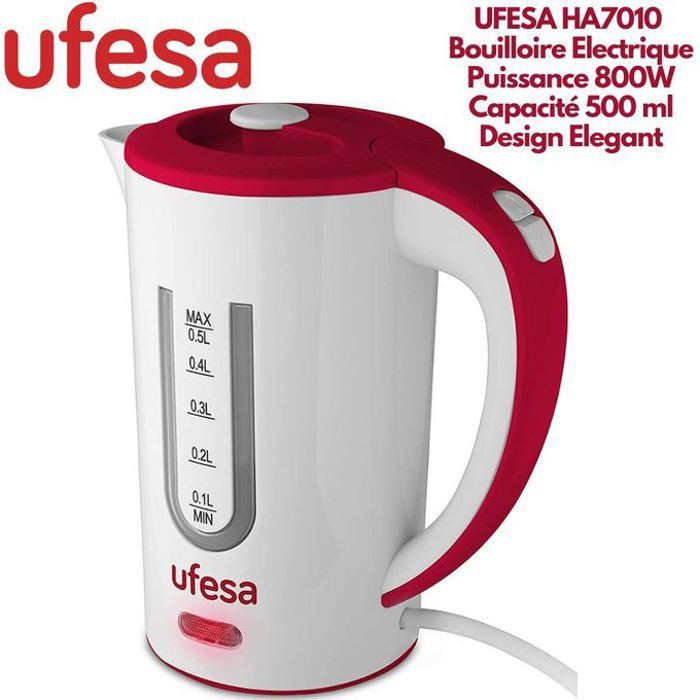 Bouilloire UFESA HA7010 0,5 L 800W Blanco