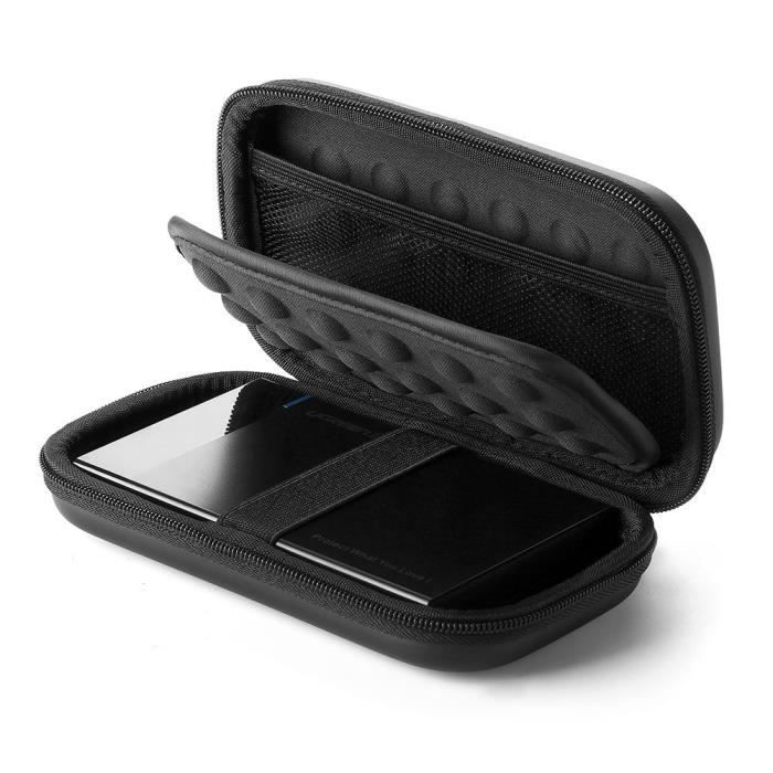 Étui Disque Dur - UGREEN - 2.5" HDD SSD - Anti-Choc - Rangement Pratique - Compatible Multi-Marques
