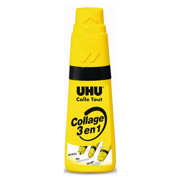 Colle - UHU - Tube twist and glue - 35g - Ultra-forte - Multi-matériaux