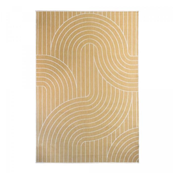 Tapis exterieur 120x170 COL REVERSIBLE Jaune OEKO-TEX®