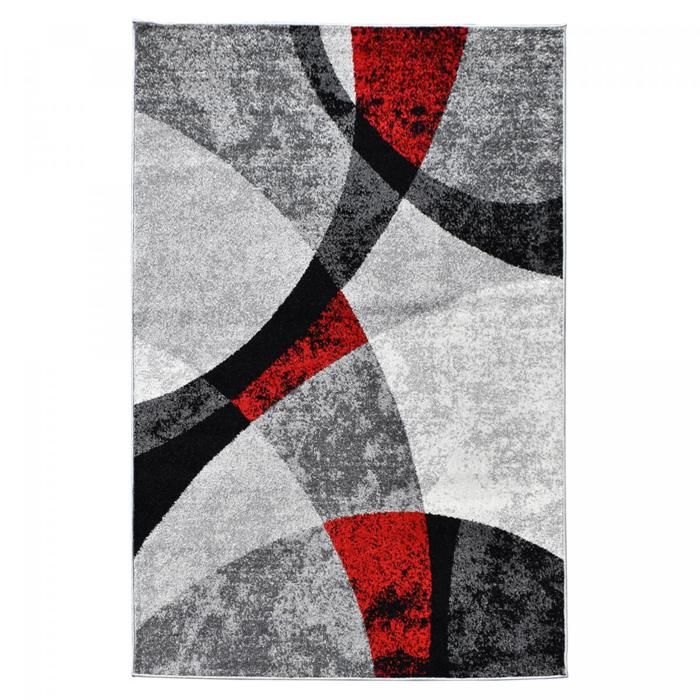 Tapis moderne - JADOREL - RADULE Rouge - 200x280 cm - Polypropylène - Un Amour de Tapis