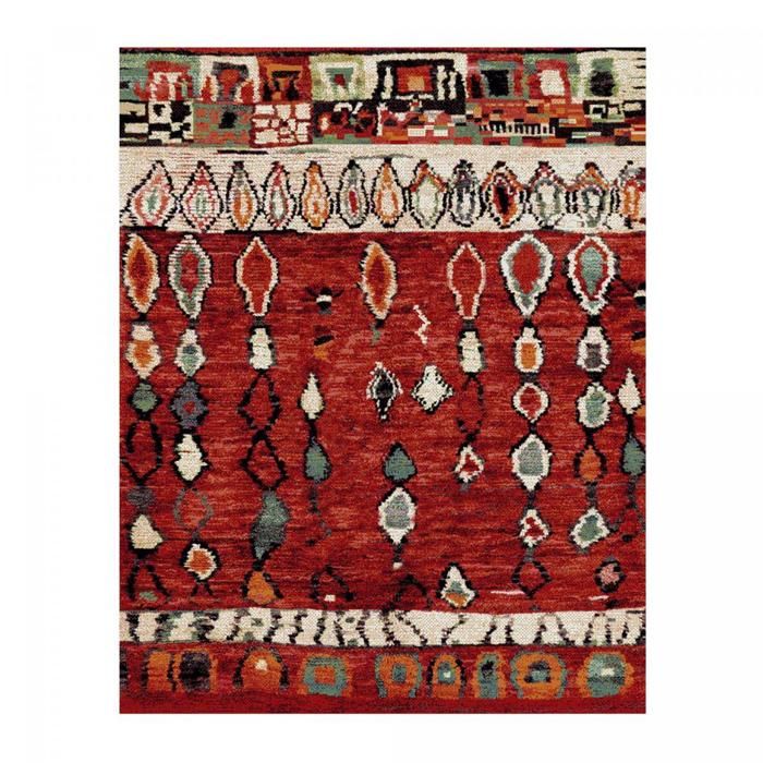 Tapis berbère style - 200x290 cm - Berber MOROCCO Rouge - Polypropylène - UN AMOUR DE TAPIS