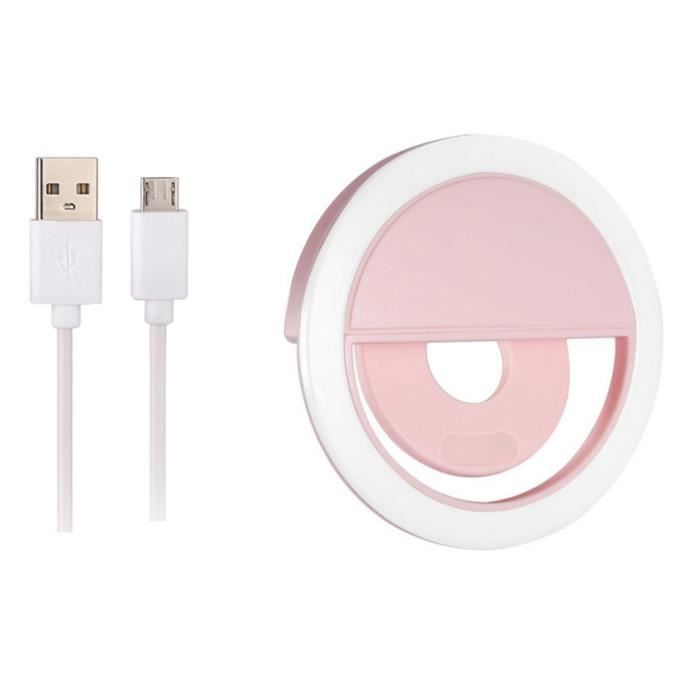 KIT FLASH - PACK COMPLET FLASH 1 pièce de téléphone Selfie LED Light Ring Flash