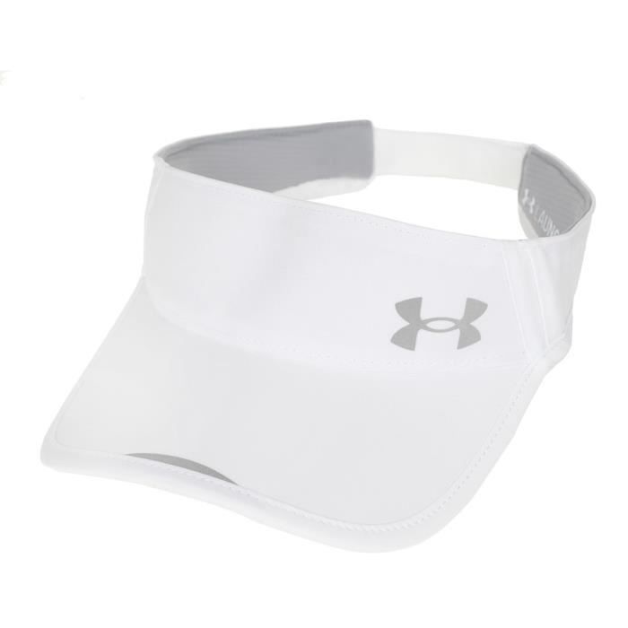 Casquette - UNDER ARMOUR - Isochill Launch Run Visor - taille unique - Homme - Blanc