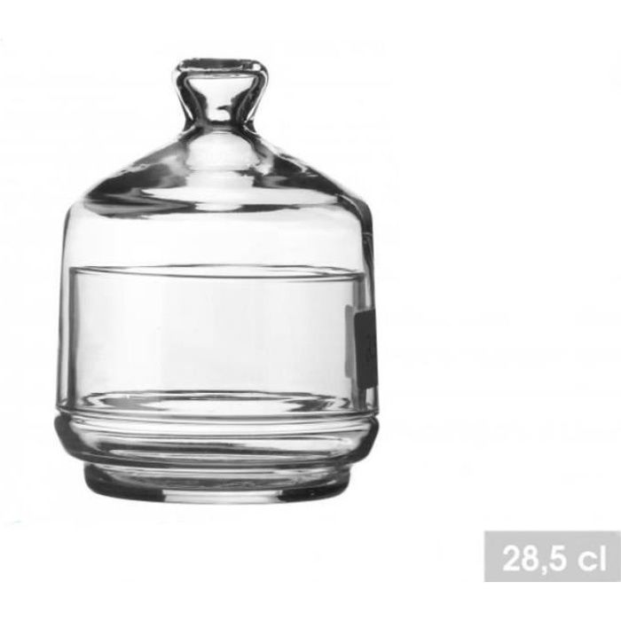 Bonbonnière en Verre 260 ml Avec Couvercle Hermétique Bocaux Alimentaires Pour Praline Mini Pâtisseries