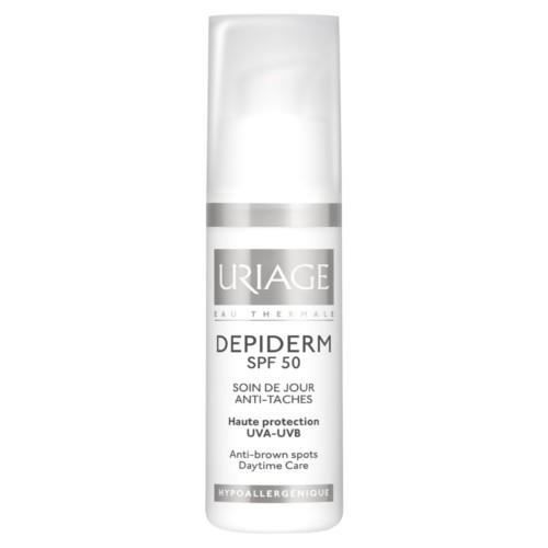 URIAGE - Soin de jour Anti-tâches - DEPIDERM SPF50+ - 50 ml - Sans parfum - Protection UV