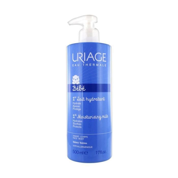 URIAGE BEBE - 1er Lait Hydratant - Soin Quotidien Douceur - 500 ml