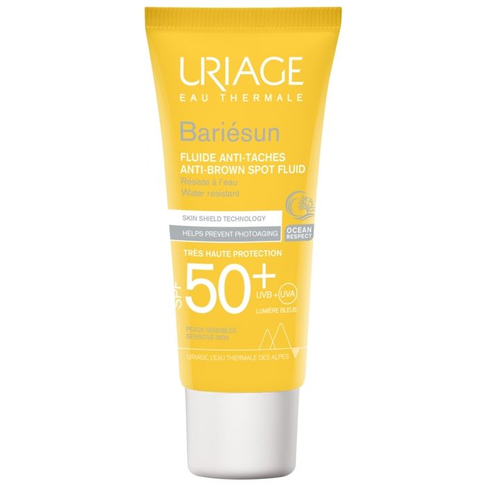 Soin solaire - URIAGE - Bariésun Fluide Anti-Taches SPF50+ - Protection UVA/UVB - 40 ml