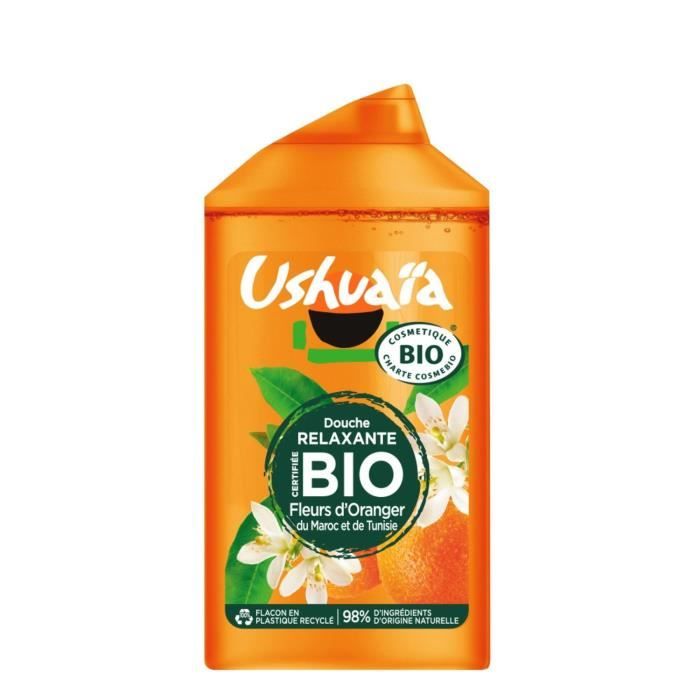 Ushuaïa Bio Gel douche Relaxant aux Fleurs d’Oranger 250.0 mlac