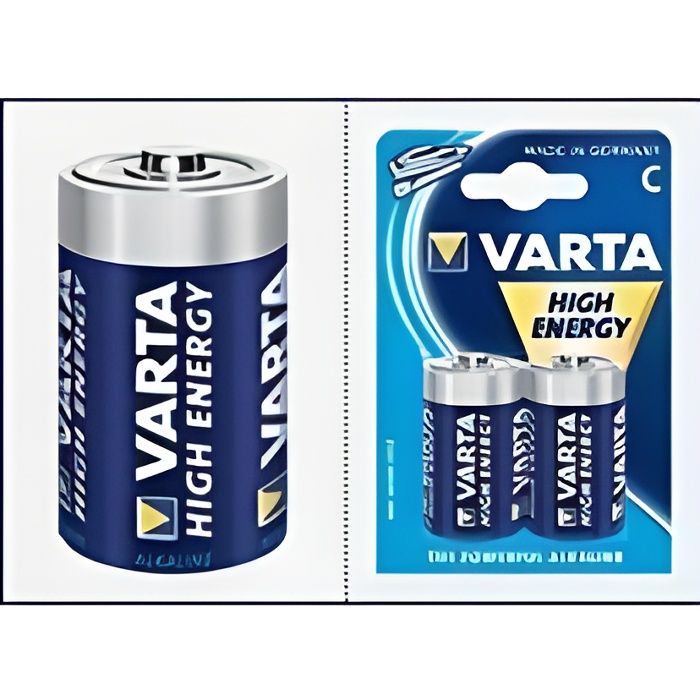 2 Piles LR14 C VARTA Alcaline