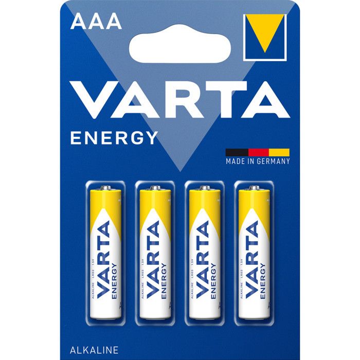 4 Piles LR03 AAA VARTA Energy Value Pack
