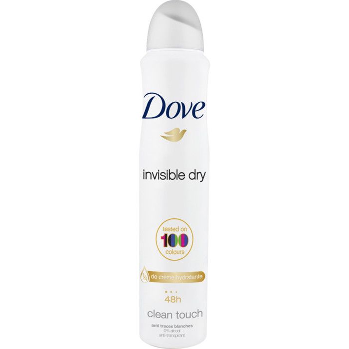 Dove Invisible Dry Déodorant Femme Spray Antibactérien 48H 200ml