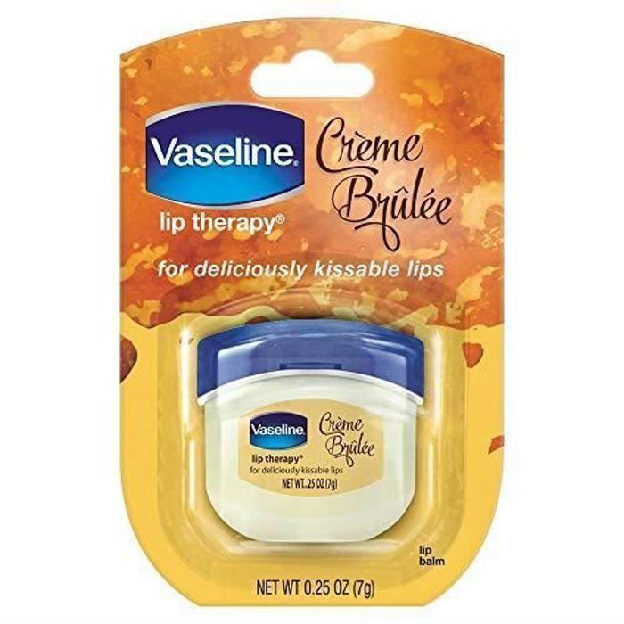 Vaseline Lip Therapy Lip Balm Creme Brulee 025 oz (Pack of 12)