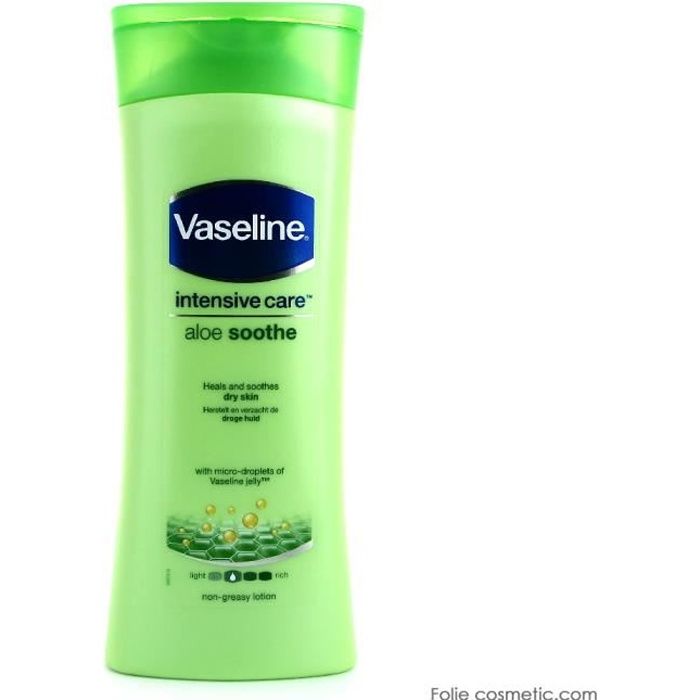 Vaseline - Intensive care Lait hydratant corporel à l'Aloé Vera - 400ml