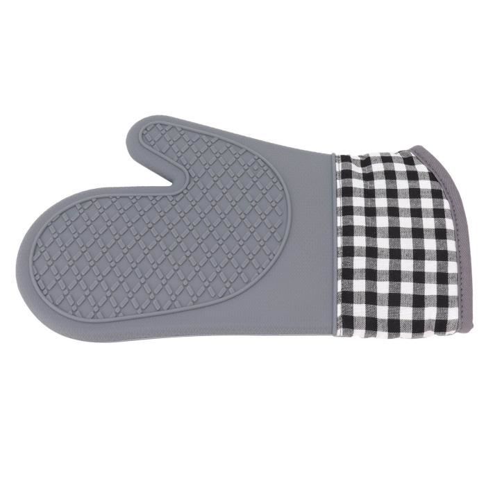 VBESTLIFE mitaines de four Gant de four en silicone et en coton résistant à la chaleur pour l'hôtel de boulangerie de cuisine à