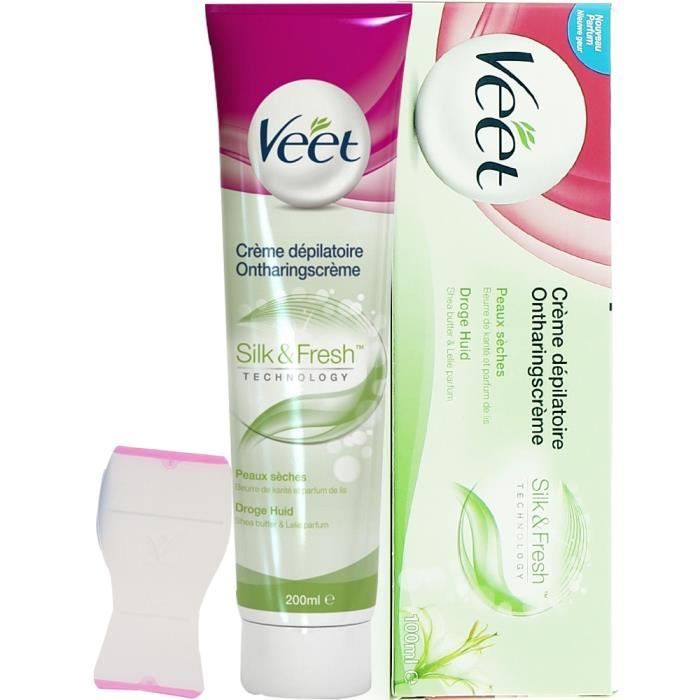 Crème dépilatoire Silk & fresh - Peaux sèches