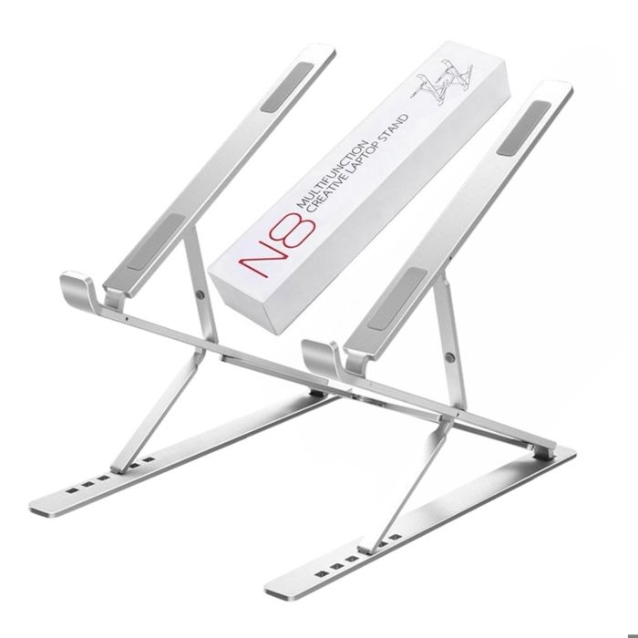 Support Ordinateur Portable Venisymlis,Pliable pour MacBook Air Pro,PC,iPad,Notebook,Tablette(Aluminium 11-17 ")