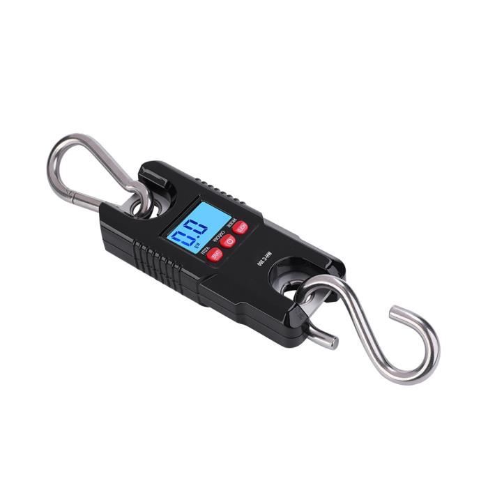 VGEBY Balance de pêche électrique Weiheng WH-C 300kg Balance suspendue numérique électrique en plastique portable avec outil de