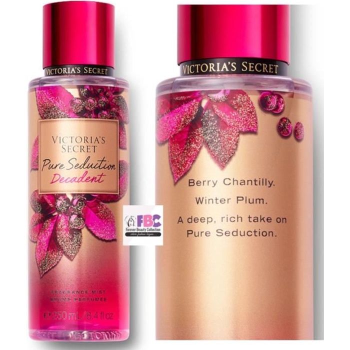 Victoria's Secret New! PURE SEDUCTION Decadent Fragrance Mist 250ml