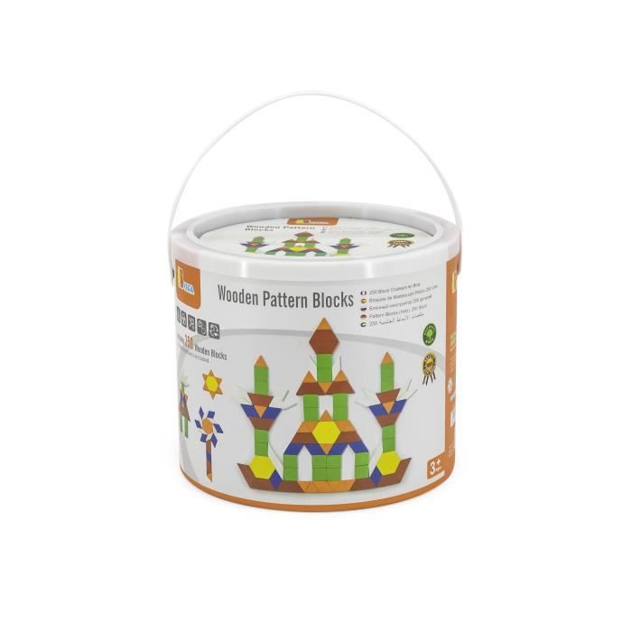 Viga - Attrimaths en bois 250 pièces - Jeux Educatifs - Jeu de construction - Dès 3 ans