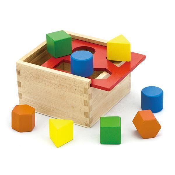 Viga - Boîte de tri de formes - Jeux d'éveil pour bébé - Dès 18 mois