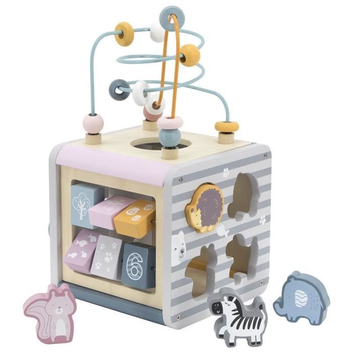 Viga - Boîte d'activités 5 en 1 - Jeux d'éveil pour bébé - Dès 18 mois