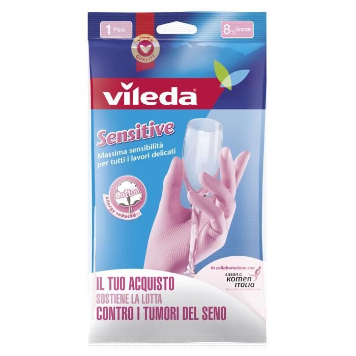 VILEDA Gants de jardinage sensibles L