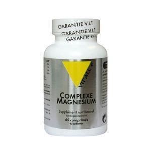 Magnésium Bisglycinate complexe magnésium & Vitamines B6 et D3 Sans gluten 60 gélules