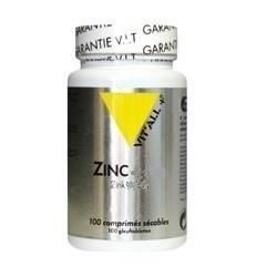 Vit'all+ Zinc Bisglycinate 100 comprimés