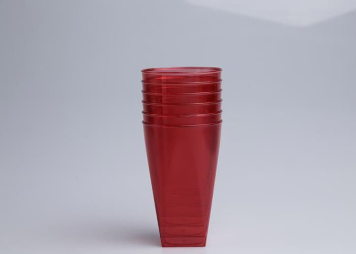 6 GOBELETS MODUS VIVENDI   ROUGE