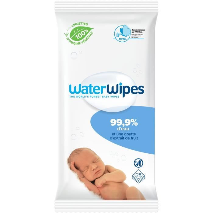 WaterWipes Lingettes Pures 28 unités