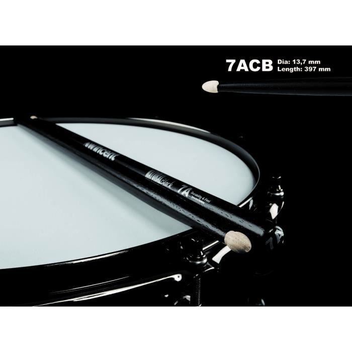 7ACB - baguettes hickory 7acb noires
