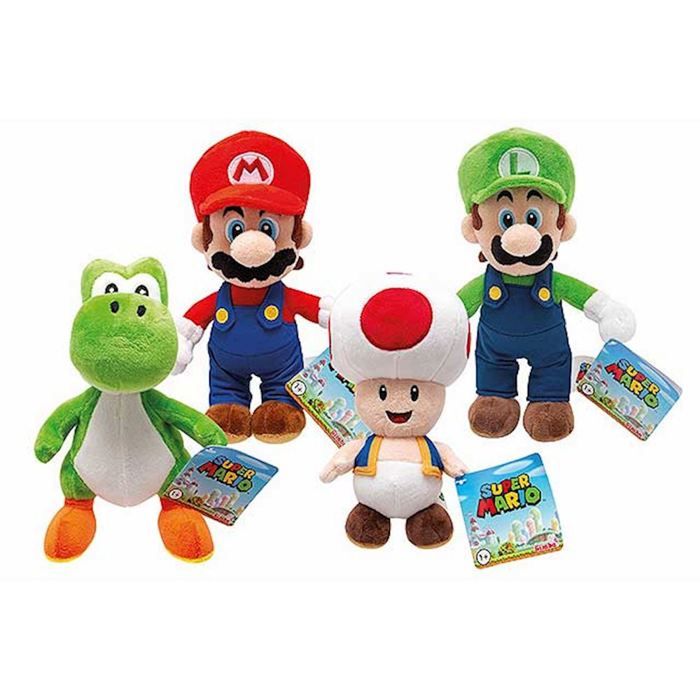 Peluche - Mario - Super Mario - 20 Cm - 1 peluche aléatoire.
