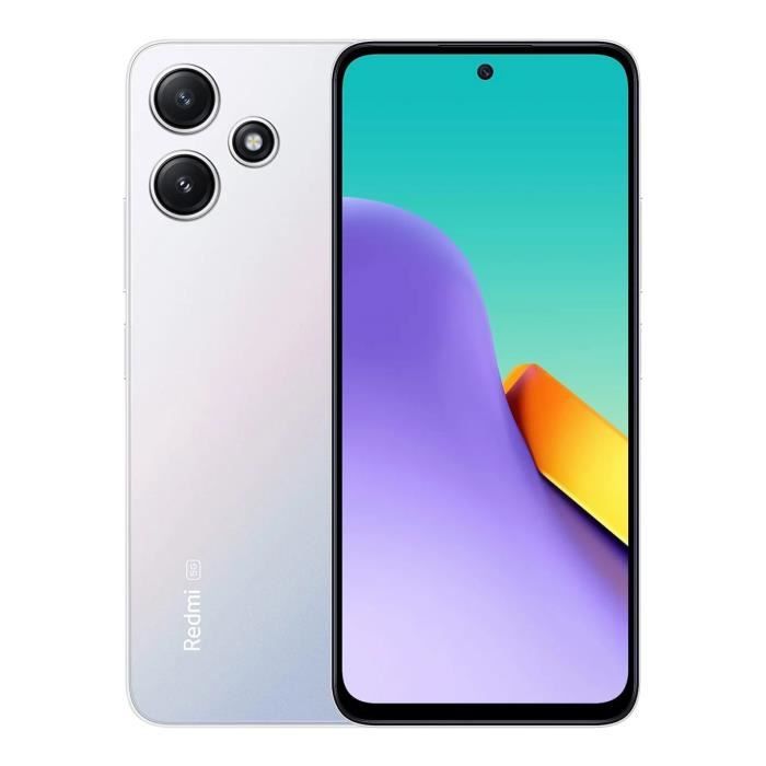 Xiaomi Redmi 12 Smartphone 4+128Go Argent MediaTek Helio G88 Écran DotDisplay 6,79" FHD+ Triple Caméra 50MP Batterie 5000mAh