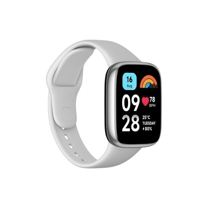 Montre intelligente Redmi Watch 3 - Active Gris - Ecran LCD - Autonomie : 12 jours