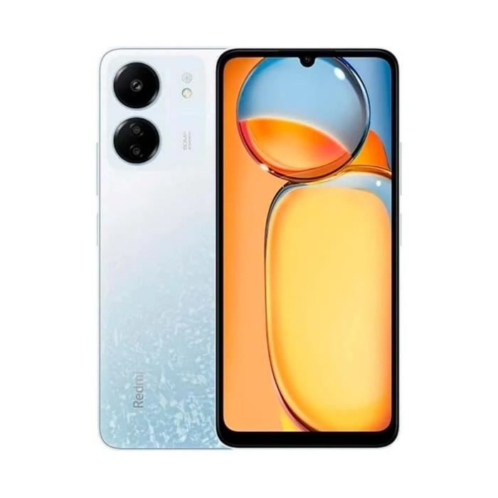 Redmi 13C Smartphone 4+128Go Blanc Écran 6,74 " 90Hz MediaTek Helio G85 AI Triple Caméra 50MP 5000mAh Batterie
