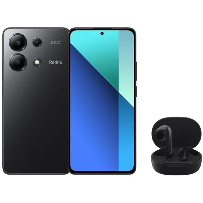 Xiaomi Redmi Note 13 4G Smartphone 8G+256GB noir