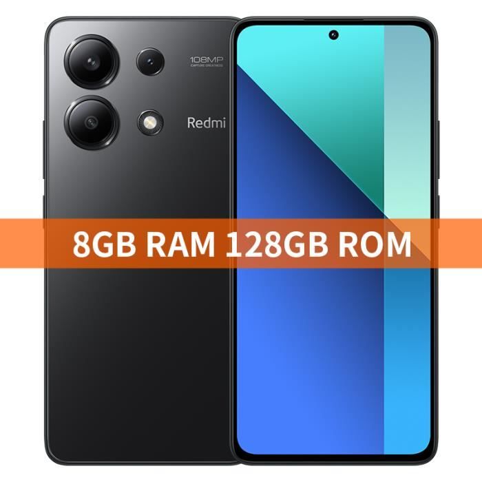 Xiaomi Redmi Note 13 4G Smartphone 8G+128GB noir