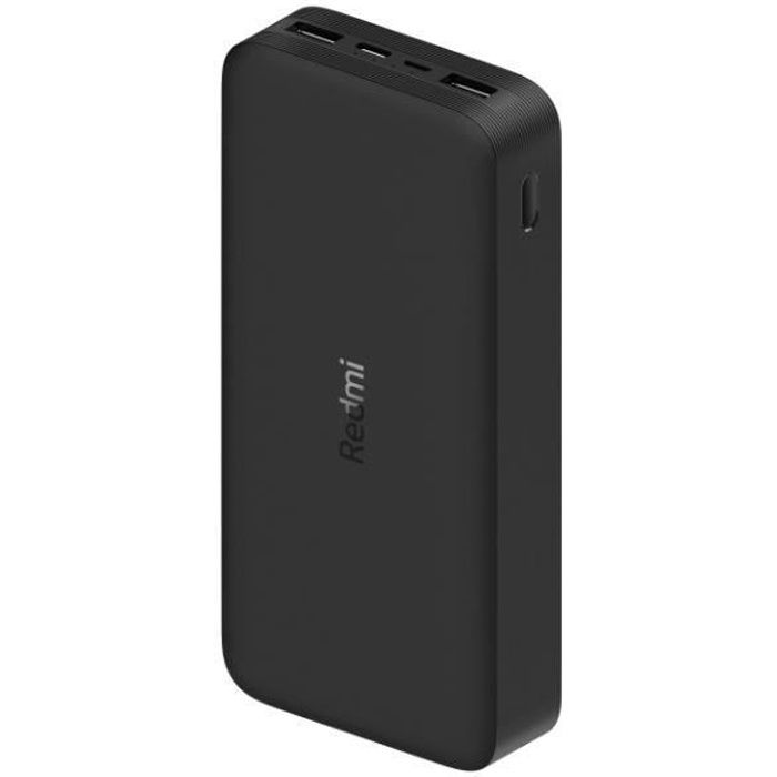 Xiaomi Redmi – Batterie Portable 20 000 mAh – Charge Rapide – Noir