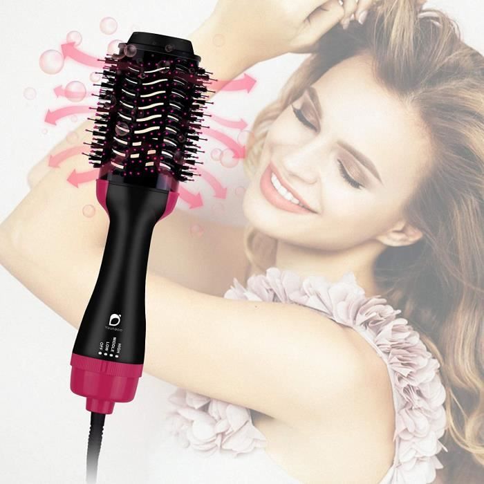 Brosse Lissante Chauffante - YOUNGDO - 3 en 1 - 1000W - 3 Réglages de Chaleur